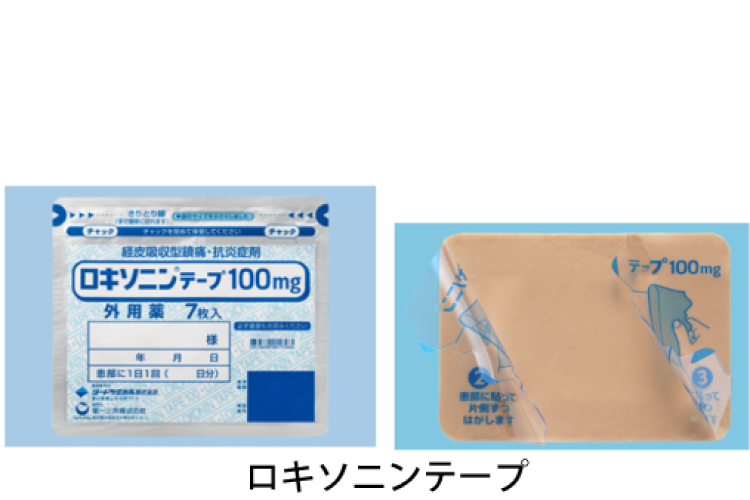 ペインクリニックの治療は、注射だけではありません　気軽に受診してください。注射でも内服薬でもない、貼付剤（シップ）について